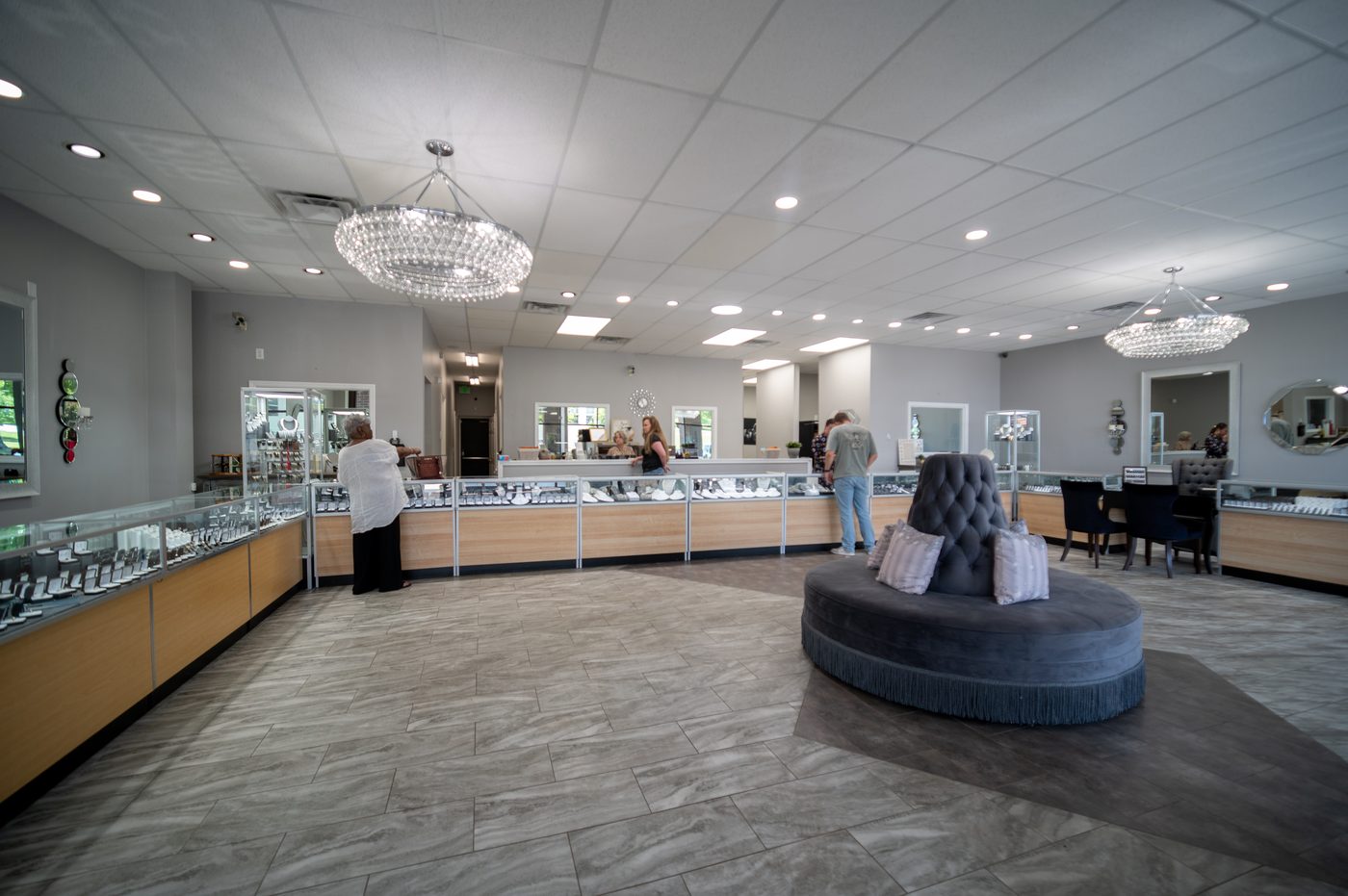 Inside Rebecca's Fine Jewelry store in McCalla, Alabama